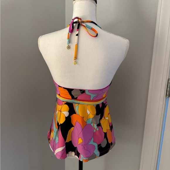 Trina Turk Gemini Womens Hakter Tankini Top sz 8 NWOT - Picture 5 of 12